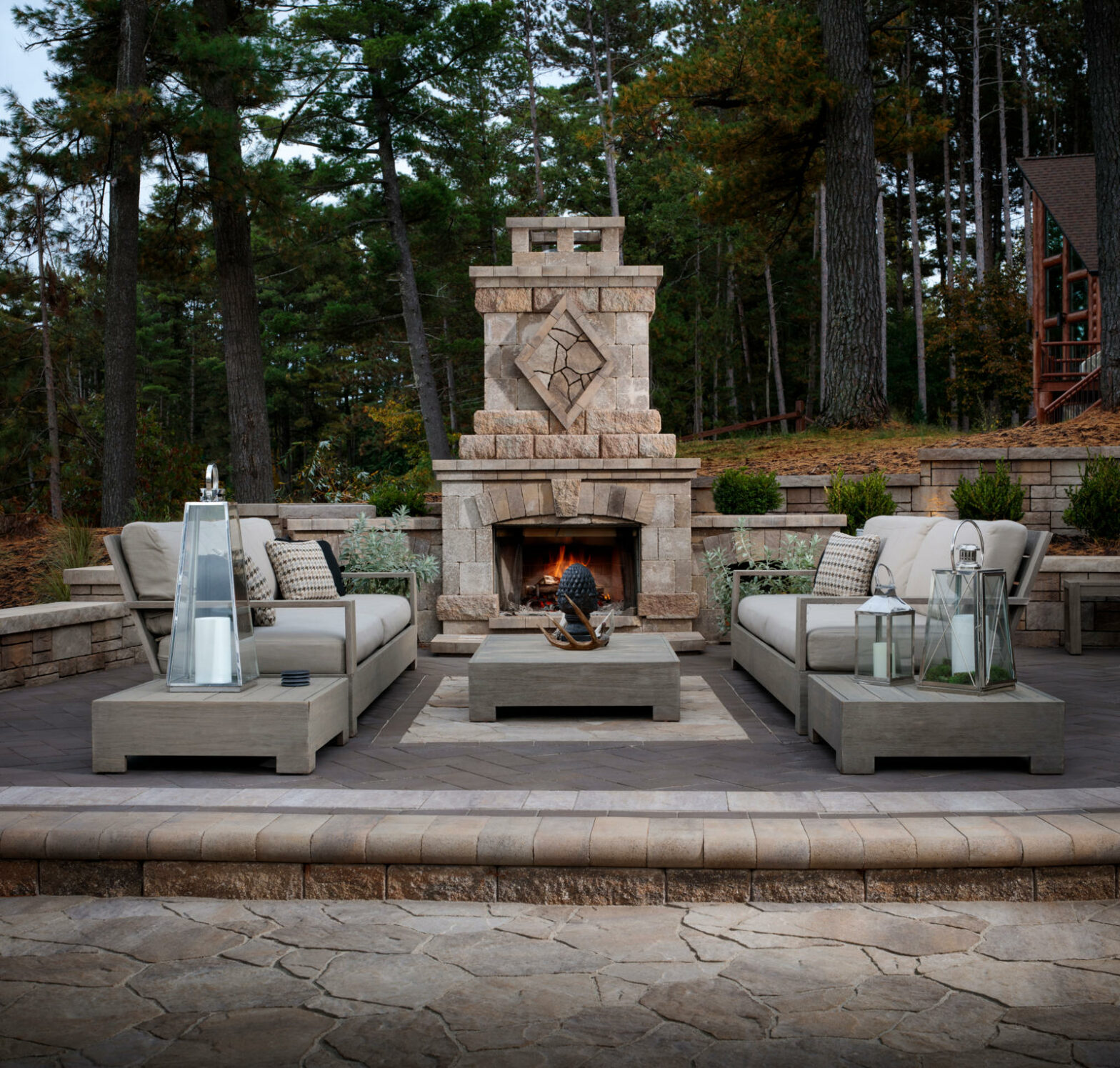 outdoor fireplace san mateo