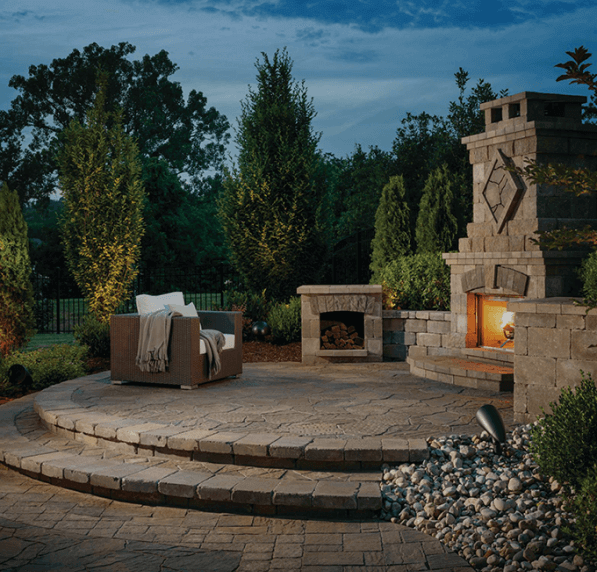 Outdoor fire place