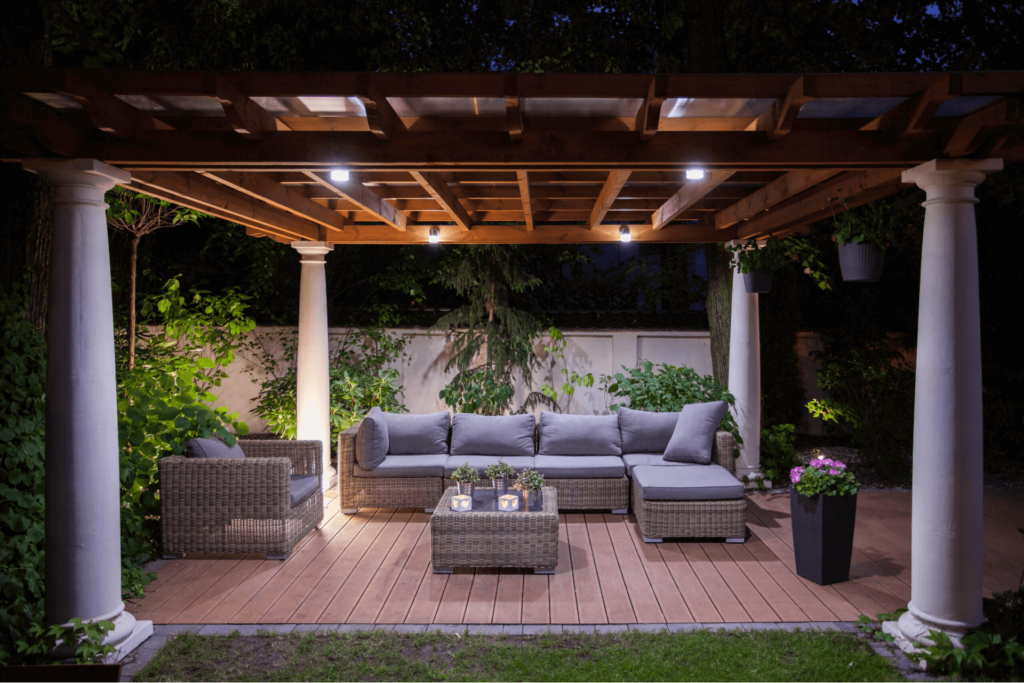 Pergola living space