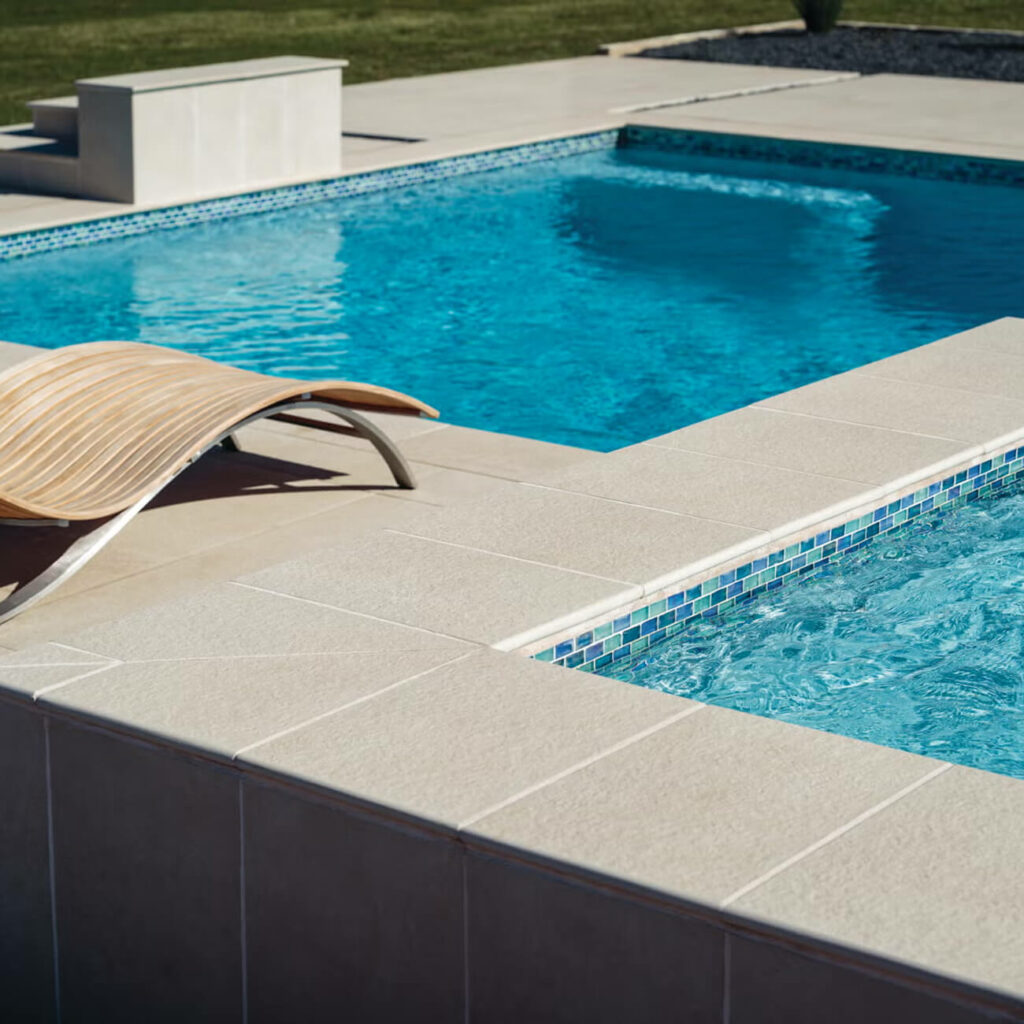 Paver pool deck