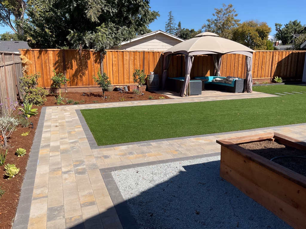 After — Strong after view aligned with old pool/gazebo zone.