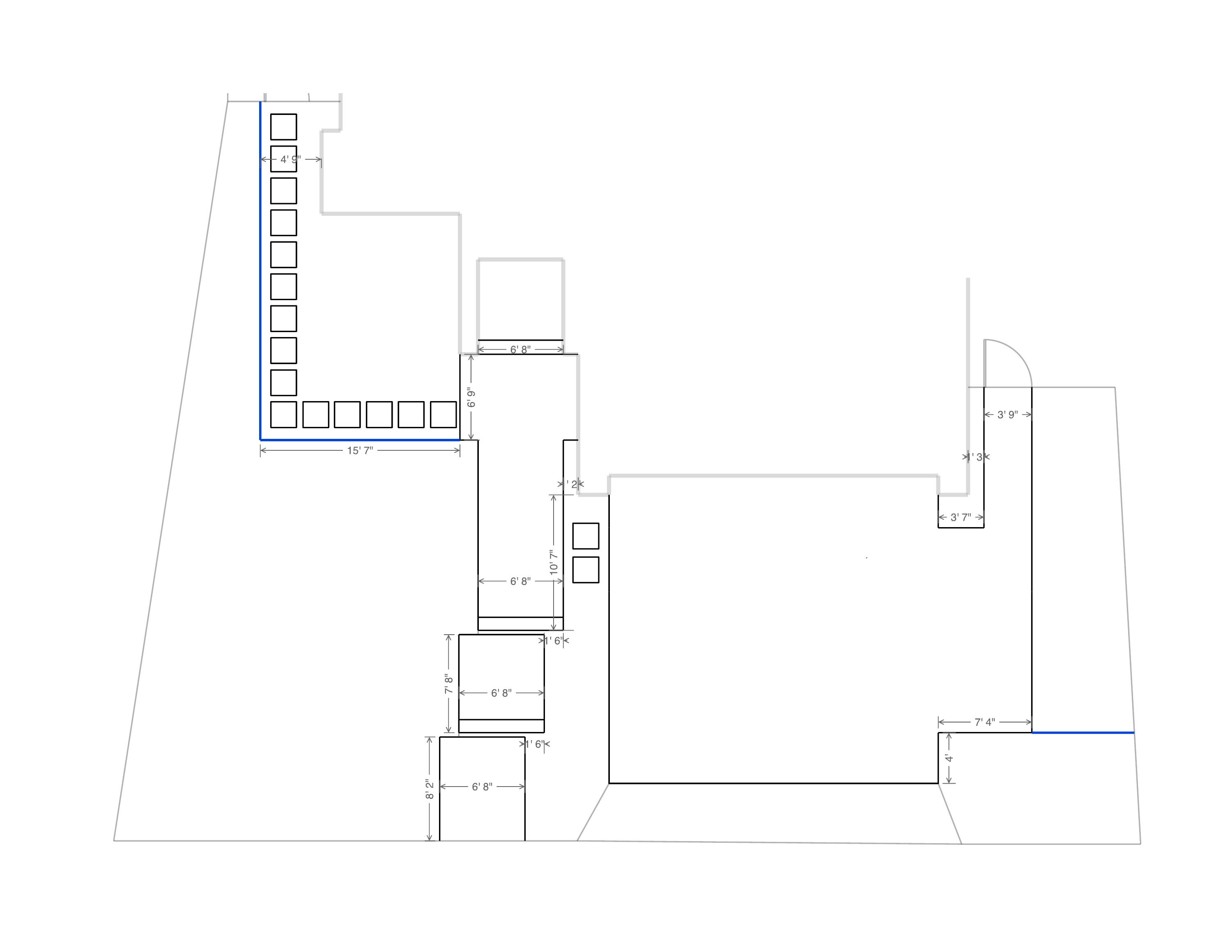 Outdoor living project in Morgan Hill — design plan diagram. Sequoia Outdoor.