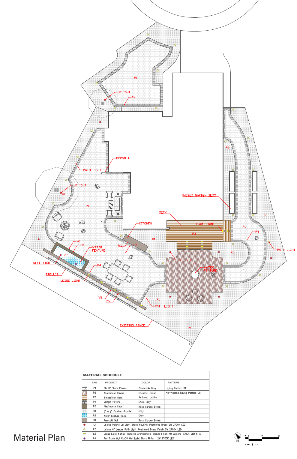 Outdoor living project in San Bruno — design plan diagram. Sequoia Outdoor.